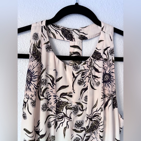 Madewell Cream and Black Floral Maxi Dress - Picture 5 of 5